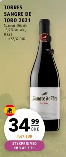 Scandinavian Park Torres Sangre de toro 2021 tilbud