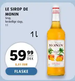 Scandinavian Park Le Sirop de Monin tilbud