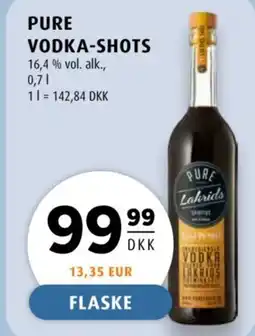 Scandinavian Park Pure Vodka-shots tilbud