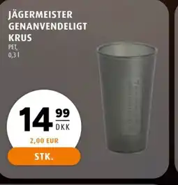 Scandinavian Park JÄGERMEISTER Genanvendeligt krus tilbud
