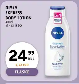 Scandinavian Park NIVEA Express body lotion tilbud