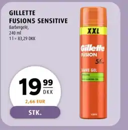 Scandinavian Park GILLETTE Fusion5 sensitive tilbud