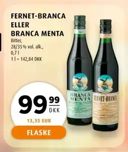 Scandinavian Park Fernet-Branca eller Branca menta tilbud