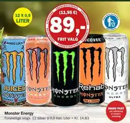 Købmandsgården Monster Energy, DKK 89 tilbud