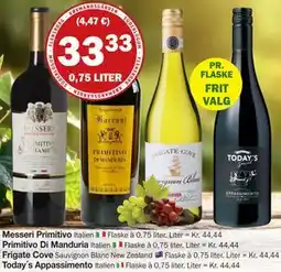 Købmandsgården Primitivo Di Manduria, DKK 33.33 tilbud