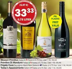 Købmandsgården Messeri Primitivo, DKK 33.33 tilbud