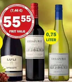 Købmandsgården Errazuriz Reserva, DKK 55.55 tilbud