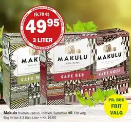 Købmandsgården Makulu, DKK 49.95 tilbud