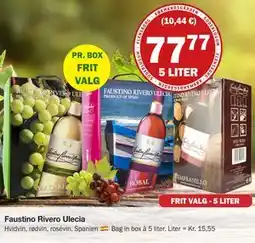 Købmandsgården Faustino Rivero Ulecia, DKK 77.77 tilbud