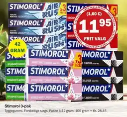 Købmandsgården Stimorol 3-pak, DKK 11.95 tilbud