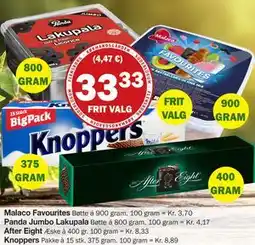 Købmandsgården Knoppers, DKK 33.33 tilbud