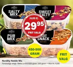 Købmandsgården Nordthy Nødde Mix, DKK 29.95 tilbud