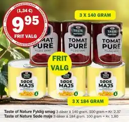 Købmandsgården Taste of Nature Fyldig smag, DKK 9.95 tilbud