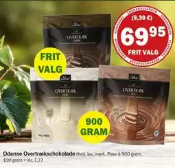 Købmandsgården Odense Overtrækschokolade, DKK 69.95 tilbud