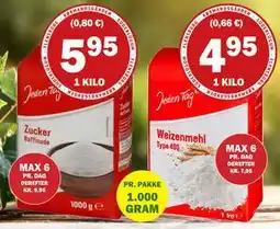 Købmandsgården Jeden Tag-Sukker, DKK 5.95 tilbud