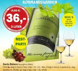 Købmandsgården Santa Babera, DKK 36 tilbud