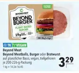 Citti Beyond Meatballs, Burger oder Bratwurst tilbud