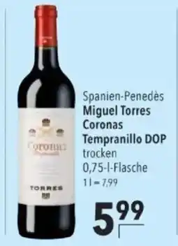 Citti Miguel Torres Coronas Tempranillo DOP tilbud