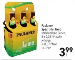Citti Paulaner Spezi oder Limo tilbud