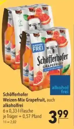 Citti Schöfferhofer Weizen-Mix Grapefruit, auch alkoholfrei tilbud