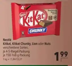 Citti Nestlé Kitkat, Kitkat Chunky, Lion oder Nuts tilbud