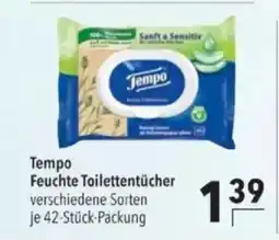 Citti Tempo Feuchte Toilettentücher tilbud