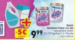Citti Vanish Oxi Action Pulver oder Gel tilbud