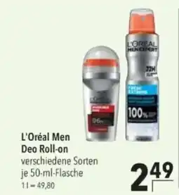 Citti L'Oréal Men Deo Roll-on tilbud
