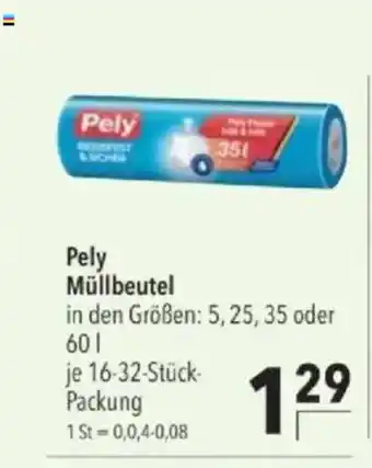 Citti Pely Müllbeutel tilbud