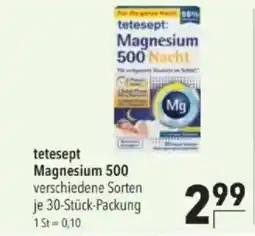 Citti Tetesept Magnesium 500 tilbud