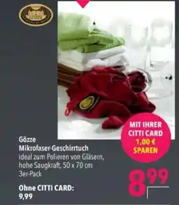 Citti Gözze Mikrofaser-Geschirrtuch tilbud