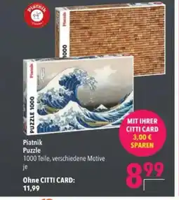 Citti Piatnik Puzzle tilbud