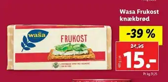 Let-Køb Wasa Frukost knækbrød tilbud