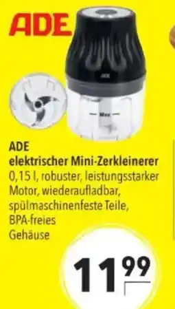 Citti ADE elektrischer Mini-Zerkleinerer tilbud