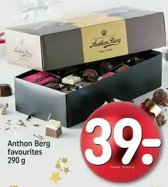 REMA 1000 Anthon Berg favourites tilbud