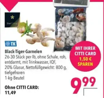 Citti Black-Tiger-Garnelen tilbud