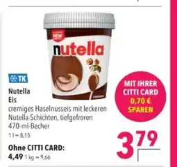 Citti Nutella Eis tilbud