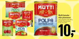 Føtex MUTTI tomater eller pizzasauce tilbud