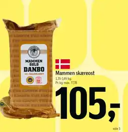 Føtex Mammen skæreost tilbud