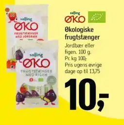Føtex Økologiske frugtstænger tilbud