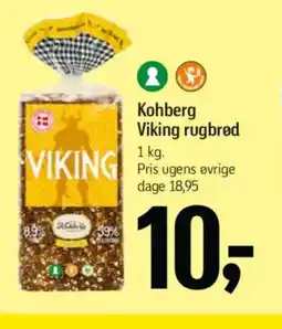 Føtex Kohberg Viking rugbrod tilbud