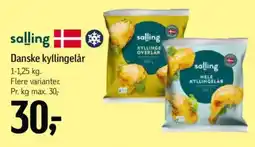Føtex Danske kyllingelår tilbud