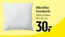 Føtex Mikrofiber hovedpude tilbud