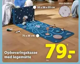 Lidl Opbevaringskasse med legemåtte, DKK 79 tilbud
