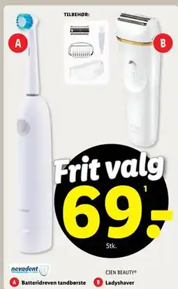 Lidl Batteridreven tandbørste, DKK 69 tilbud