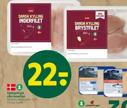 Coop 365 Kyllingebryst eller inderfilet tilbud