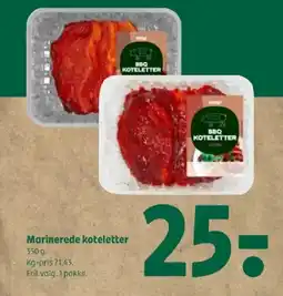 Coop 365 Marinerede koteletter tilbud