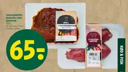 Coop 365 Tykstegsbøffer med eller uden marinade tilbud