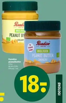 Coop 365 PARADISO Peanutbutter tilbud