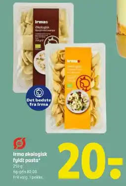Coop 365 IRMA Økologisk fyldt pasta tilbud